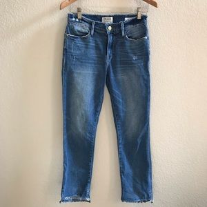 Frame Le High Straight Jeans